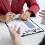 momento di recruiting. Primo piano sul contratto