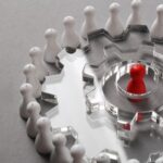 ingranaggio per far intendere il processo di selezione del personale