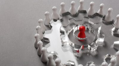 ingranaggio per far intendere il processo di selezione del personale